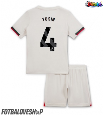 Chelsea Tosin Adarabioyo #4 Dětské Venkovní Dres 2025-26 Krátký Rukáv (+ trenýrky)
